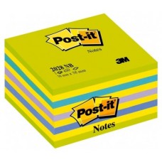 CUBO 450 HOJAS NOTAS ADHESIVAS 76X76MM COLORES SURTIDOS AZULES-VERDES 2028-NB POST-IT 7100172387 (Espera 4 dias) en Huesoi