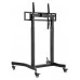 AISENS - SOPORTE DE SUELO MOTORIZADO PRO CON RUEDAS PARA MONITOR/TV 120KG DE 55-100, NEGRO en Huesoi