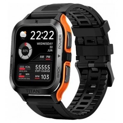 SMARTWATCH FW67 TITAN PRO NEGRO/NARANJA MAXCOM (Espera 4 dias) en Huesoi