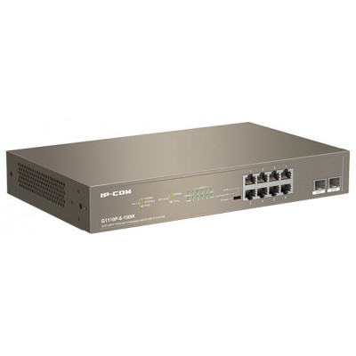 SWITCH IP-COM  8P GIGABIT+2SFP G1110P POE en Huesoi