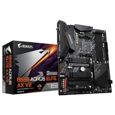 PLACA BASE GIGABYTE B550 AORUS ELITE AX V2 AM4 MATX 4XDDR4 en Huesoi
