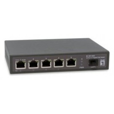 SWITCH POE LEVEL ONE GEP-0625 6P 2.5GBE 4P POE 65W +1P en Huesoi