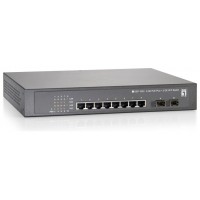 SWITCH LEVEL ONE GEP-1020 10P 10/100/1000 8 p POE PLUS en Huesoi