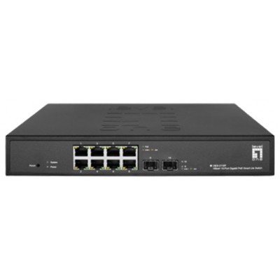 SWITCH SEMIGESTIONABLE LEVEL ONE HILBERT 8P POE en Huesoi