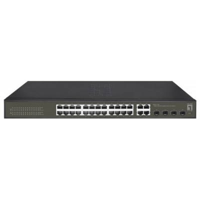 SWITCH SEMIGESTIONABLE LEVEL ONE HILBERT 24P GIGA + 4P en Huesoi