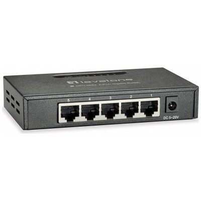 SWITCH LEVEL ONE GIGABIT CARCASA METALICA NO GESTION en Huesoi
