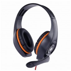 AURICULARES GEMBIRD NARANJA- NEGRO 3,5MM en Huesoi