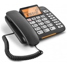 TELEFONO GIGASET DL580 NEGRO ANALOGICO IDENTIFICADOR LLAMADAS en Huesoi