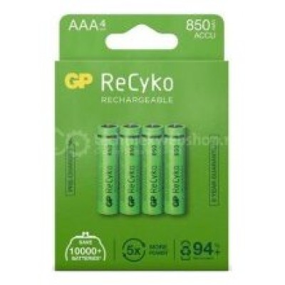 PILA RECARGABLE GP AAA SIN DESCARGA 850mAh (4 UD) en Huesoi