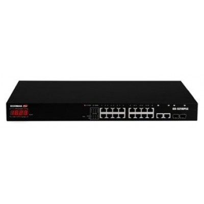 Edimax PRO GS-5216PLC Switch 18xGb PoE+ 2xSFP Surv en Huesoi