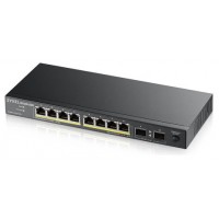 Zyxel GS1100-10HP v2 No administrado Gigabit Ethernet (10/100/1000) Energía sobre Ethernet (PoE) Negro (Espera 4 dias) en Huesoi