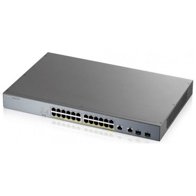 ZyXEL GS1350-26HP Switch 24xGB PoE 2xSFP 375W en Huesoi