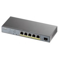 Zyxel GS1350-6HP-EU0101F switch Gestionado L2 Gigabit Ethernet (10/100/1000) Energía sobre Ethernet (PoE) Gris (Espera 4 dias) en Huesoi