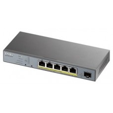 Zyxel GS1350-6HP-EU0101F switch Gestionado L2 Gigabit Ethernet (10/100/1000) Energía sobre Ethernet (PoE) Gris (Espera 4 dias) en Huesoi