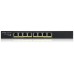 ZYXEL GS1915-8EP, 8-PORT GBE POE SMART HYBRID MODE SWITCH, STANDALONE OR NEBULAFLEX CLOUD, 60 WATT 802.3AT, DESKTOP, FANLESS (Espera 4 dias) en Huesoi