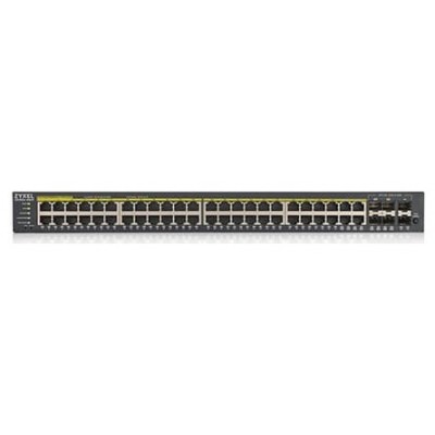 ZyXEL GS1920-48HPv2 Switch 44xGbE PoE 2xSFP 4xComb en Huesoi