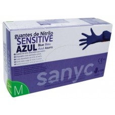 PAQUETE DE 100 GUANTES NITRILO SENSITIVE S/P  T-M P-100 EXAMEN SANICEN GU104 (Espera 4 dias) en Huesoi