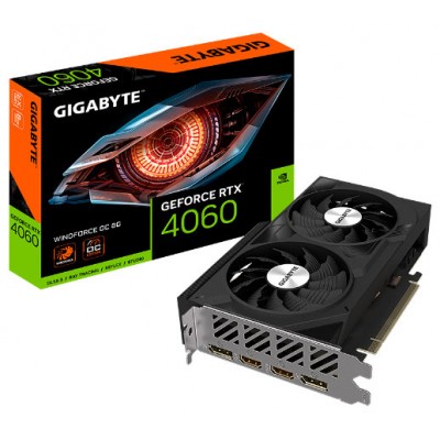 TARJETA GRAFICA GIGABYTE RTX 4060 WINDFORCE OC 8GB en Huesoi