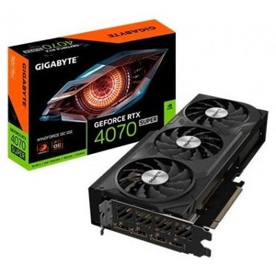 TARJETA GRAFICA GIGABYTE RTX 4070 SUPER 3X WINDFORCE OC 12GB en Huesoi
