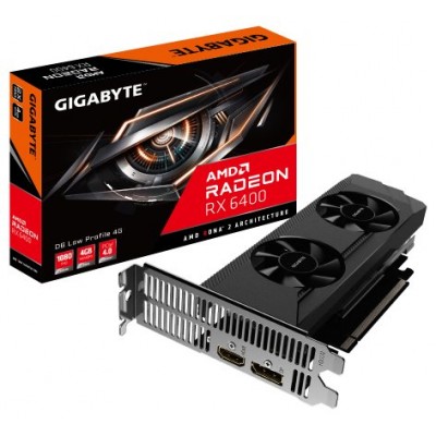 TARJETA GRAFICA GIGABYTE RAD RX6400 D6 PB 4G en Huesoi