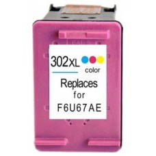 INK-POWER CARTUCHO COMP. HP 302XL TRICOLOR F6U67AE en Huesoi