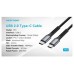 CABLE USB-C A USB-C 1 M NEGRO/GRIS VENTION (Espera 4 dias) en Huesoi