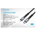 CABLE USB-C A LIGHTNING TRENZADO 1 M NEGRO VENTION (Espera 4 dias) en Huesoi