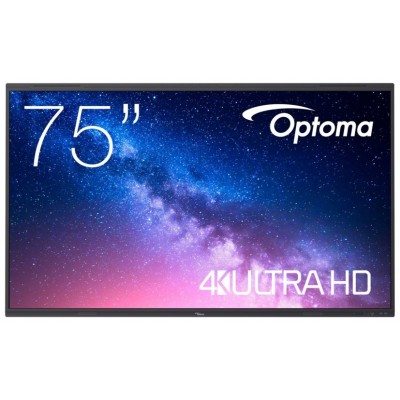 OPTOMA Pantalla interactiva 5753RK LED / 75" / 8GB / 64GB / 4K / Android 11 / TACTIL en Huesoi