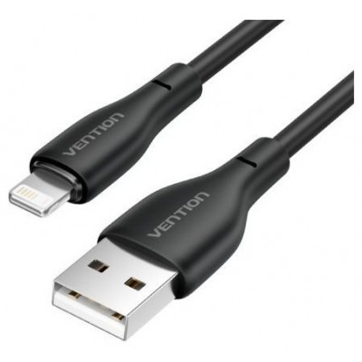 CABLE 2.0 USB A LIGHTNING 1 M NEGRO VENTION (Espera 4 dias) en Huesoi