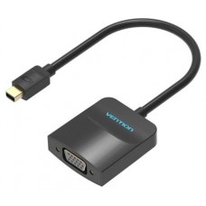 CONVERSOR MINI DISPLAYPORT/M A VGA/H NEGRO VENTION (Espera 4 dias) en Huesoi