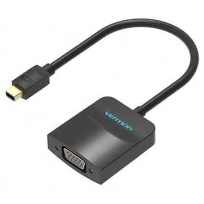 CONVERSOR MINI DISPLAYPORT/M A VGA/H NEGRO VENTION (Espera 4 dias) en Huesoi