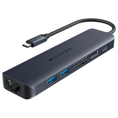 HYPER DRIVE ECOSMART GEN.2 UNIVERSAL USB-C® 7-IN-1 HUB W 100 W PD POWER en Huesoi