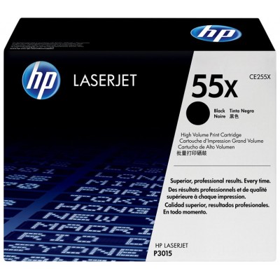 TONER HP CE255X Nº55X NEGRO 12.500PAG ALTA (Espera 4 dias) en Huesoi