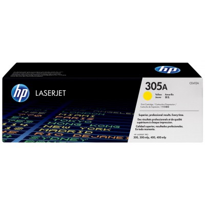 TONER HP CE412A Nº305A AMARILLO 2.200PAG (Espera 4 dias) en Huesoi
