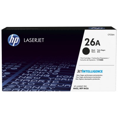 TONER HP CF226A Nº26A NEGRO 3.100PAG (Espera 4 dias) en Huesoi