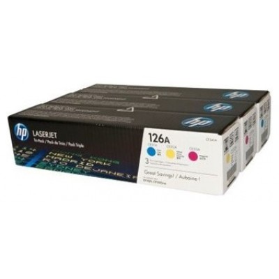TONER HP CF341A Nº 126A PACK TRICOLOR C/M/Y (Espera 4 dias) en Huesoi