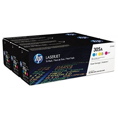 TONER HP CF370AM Nº305 PACK TRICOLOR C/M/Y (Espera 4 dias) en Huesoi