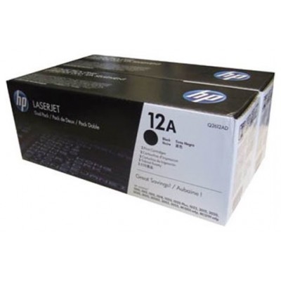 HP Q2612AD Nº 12 PACK DE DOS TONER NEGRO (Espera 4 dias) en Huesoi