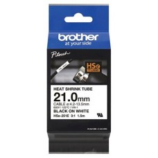 BROTHER Cinta tubo termorretractil. Texto negro sobre fondo blanco. PTE550W, PTP750W, PTP900W, PTP950NW, PTD800W en Huesoi