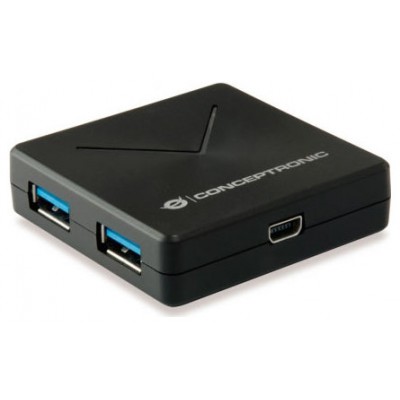 HUB USB 3.0 CONCEPTRONIC HUBBIES02B 4 PUERTOS USB 3.0 en Huesoi