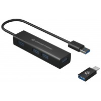 HUB USB 3.0 CONCEPTRONIC HUBBIES06B 4 PUERTOS USB 3.0 en Huesoi