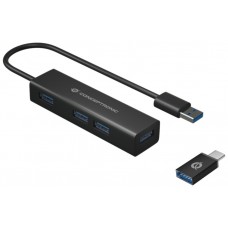 HUB USB 3.0 CONCEPTRONIC HUBBIES06B 4 PUERTOS USB 3.0 en Huesoi