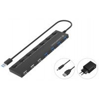 HUB USB 2.0/3.0 CONCEPTRONIC HUBBIES09 4 PUERTOS 3.0 3 en Huesoi