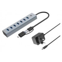 HUB USB 3.0 CONCEPTRONIC HUBBIES21GP 7 PUERTOS  USB-C en Huesoi