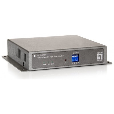 TRANSMISOR HDMI SOBRE IP RJ45 LEVEL ONE POE 1080P en Huesoi