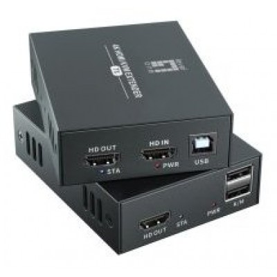 EXTENSOR HDMI 4K + USB SOBRE CAT6 HASTA 100 METROS en Huesoi