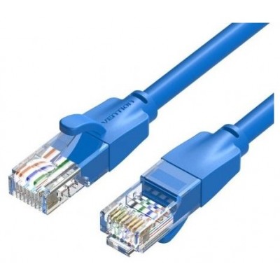 CABLE DE RED LATIGUILLO RJ45 UTP CAT6 AWG26 2 M AZUL VENTION (Espera 4 dias) en Huesoi
