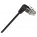 CABLE DE RED LATIGUILLO ACODADO RJ45 UTP CAT6A AWG32 0.5 M NEGRO VENTION (Espera 4 dias) en Huesoi
