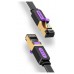 CABLE DE RED LATIGUILLO RJ45 CAT.7 STP AWG30 2 M NEGRO VENTION (Espera 4 dias) en Huesoi