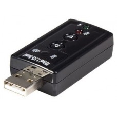 StarTech.com Tarjeta de Sonido 7 - USB - Externo en Huesoi
